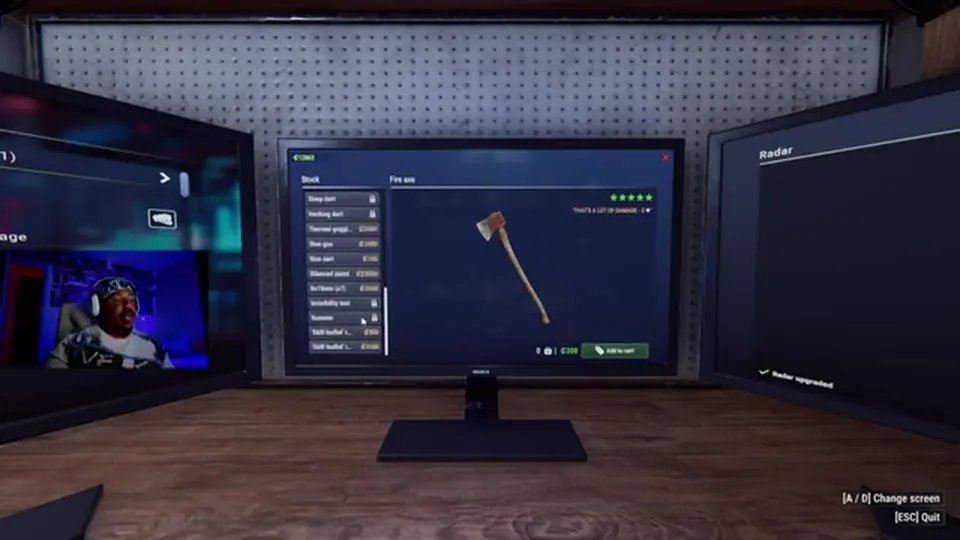 Crime Simulator truck computer rows for scanner and invisibility unlocks